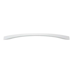 Sleek 11-5/16 Inch Center to Center White Gloss Cabinet Pull