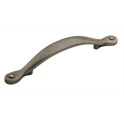 Inspirations 3-3/4 Inch Center to Center Weathered Nickel Cabinet Pull