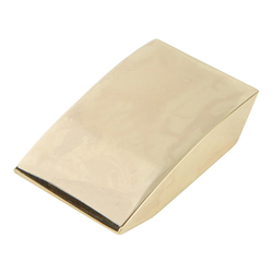 Angled Drop Knob 1 inch Long French Gold