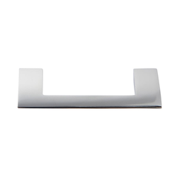 Angled Drop Pull 3 inch Center to Center Polished Chrome