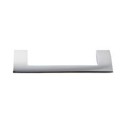 Angled Drop Pull 96MM Center to Center Polished Chrome