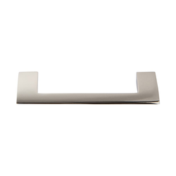 Angled Drop Pull 96MM Center to Center Polished Nickel