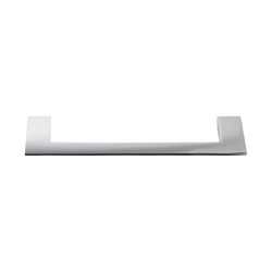 Angled Drop Pull 128MM Center to Center Polished Chrome