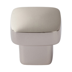 Chunky Knobs 1 inch Diameter Polished Nickel