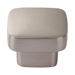 Chunky Knobs 1-3/8 inch Diameter Brushed Nickel