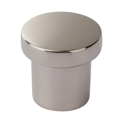 Chunky Knobs 1 inch Diameter Polished Nickel