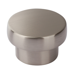 Chunky Knobs 1-1/3 inch Diameter Brushed Nickel