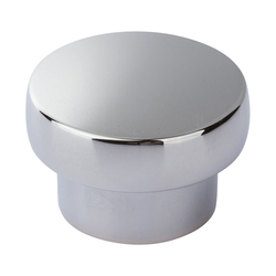 Chunky Knobs 1-1/3 inch Diameter Polished Chrome
