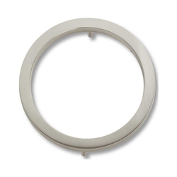 Modern Avalon House Number Zero Brushed Nickel