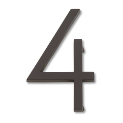 Modern Avalon House Number Four Aged Bronze