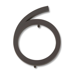 Modern Avalon House Number Six Aged Bronze