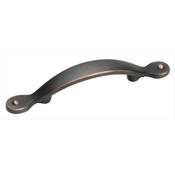 Inspirations 3 Inch Center to Center Oil Rubbed Bronze Cabinet Pull