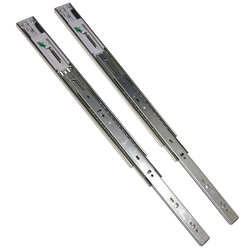 Value Line 14 Inch Soft Close Ball Bearing Side Mount Drawer Slide, 100lb Rating, Full Extension, Zinc
