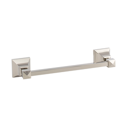 Gratitude Hand Towel Holder 12 inch Polished Nickel