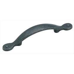 Inspirations 3 Inch Center to Center Wrought Iron Dark Cabinet Pull