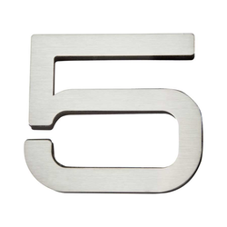 Paragon House Number Five Stainless Steel