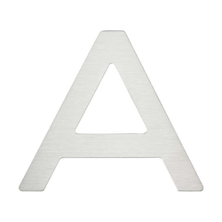 Paragon House Letter "A inch Stainless Steel