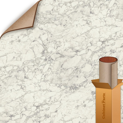 Marmo Bianco Wilsonart Laminate 5X12 Horizontal Textured Gloss