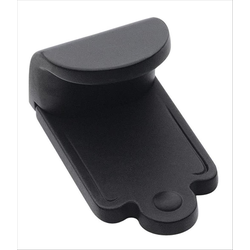Inspirations 3 Inch Center to Center Flat Black Cabinet Finger Pull