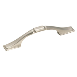 Cup Pulls 3 Inch Center to Center (4-7/8" Length) Satin Nickel Cabinet Pull