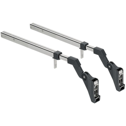 HF Telescopic Arm Assembly for 19 Inch to 22 Inch Cabinet Height with Wood and Wide Aluminum Framed Doors