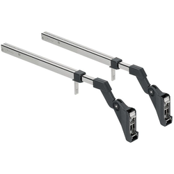  HF Telescopic Arm Assembly for 35 Inch to 42 Inch Cabinet Height with Wood and Wide Aluminum Framed Doors 