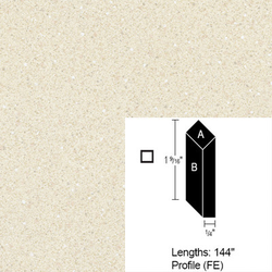 Wilsonart Bevel Edge, Neutral Glace, 4 ft (Pack of 3)