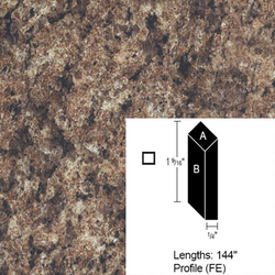 Wilsonart Bevel Edge, Milano Brown, 4 ft (Pack of 3)