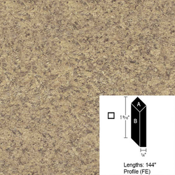 Wilsonart Bevel Edge, Milano Quartz Quarry Finish, 4 ft (Pack of 3)