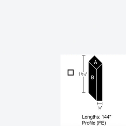 Wilsonart Bevel Edge, Designer White, 4 ft (Pack of 3)