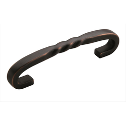 Inspirations 3-3/4 Inch Center to Center Oil Rubbed Bronze Cabinet Pull