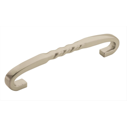 Inspirations 5-1/16 Inch Center to Center Satin Nickel Cabinet Pull