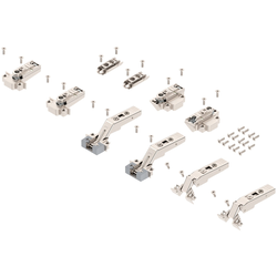 Narrow Aluminum Door Hardware Set