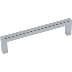 5-1/16 Inch Center to Center Kai Square Bar Pull, Polished Nickel