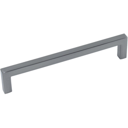 6-5/16 Inch Center to Center Kai Square Bar Pull, Satin Nickel