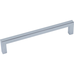 6-5/16 Inch Center to Center Kai Square Bar Pull, Polished Chrome
