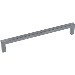 7-9/16 Inch Center to Center Kai Square Bar Pull, Satin Nickel