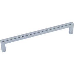 7-9/16 Inch Center to Center Kai Square Bar Pull, Polished Chrome