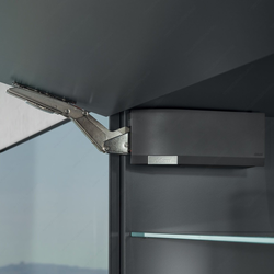 Aventos HK Top Lift Mechanism Cover Pair, Dark Gray