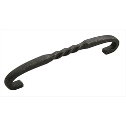 Clearance Sale, Inspirations 6-5/16 Inch Center to Center Wrought Iron Dark Cabinet Pull