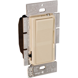 Lutron Stand Alone Diva Paddle Wall Dimmer Switch, Compact Florescent-LED (CL) 150 Watt, Ivory