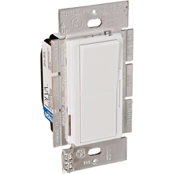 Lutron Stand Alone Diva Paddle Wall Dimmer Switch, Low Voltage (LV), 600 Watt 3 Way, White