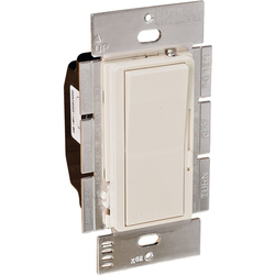 Lutron Stand Alone Diva Paddle Wall Dimmer Switch, 0-10 Volt,, Light Almond