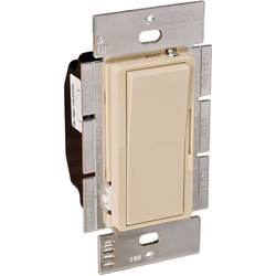 Final Sale, Lutron Stand Alone Diva Paddle Wall Dimmer Switch, 0-10 Volt, Ivory