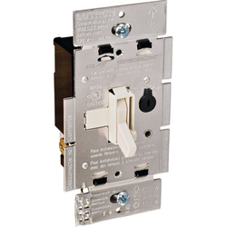 20% OFF Lutron Stand Alone Ariadni Toggle Wall Dimmer Switch, Compact Florescent-LED (CL) 150 Watt, Light Almond