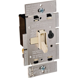 20% OFF Lutron Stand Alone Ariadni Toggle Wall Dimmer Switch, Compact Florescent-LED (CL) 150 Watt, Ivory