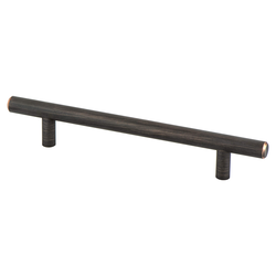 Berenson Tempo 5-1/16 Inch Center to Center Verona Bronze Cabinet Pull, Steel Material, Transitional Style