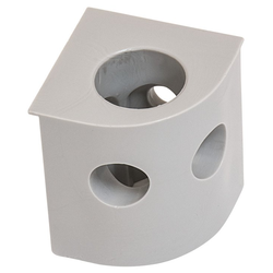 Final Sale, Final Sale, Final Sale, Loox Housing For Switch Surface Mounting Face Frame, For Switch With 12mm (1/2") Diameter, Gray