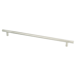 Berenson Tempo 12-5/8 Inch Center to Center Brushed Nickel Cabinet Pull, Versatile, Transitional Style, Steel Material