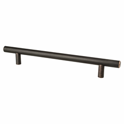 Berenson Tempo 6-5/16 Inch CC Verona Bronze Cabinet Pull, Durable Steel Construction, Transitional Style, Ideal for Home &amp; Business Use